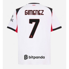 AC Milan Santiago Gimenez #7 Udebanetrøje 2025-26 Kortærmet